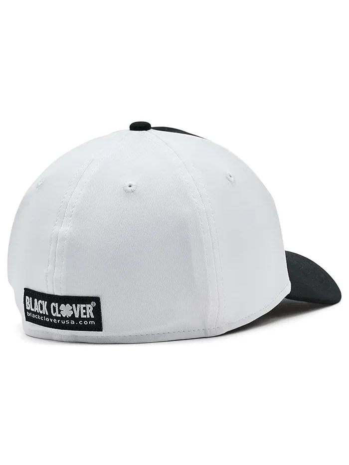 Кепка с клевером Premium Clover 165 Hat Black Clover — изображение 2 из 3, черный/белый/белый