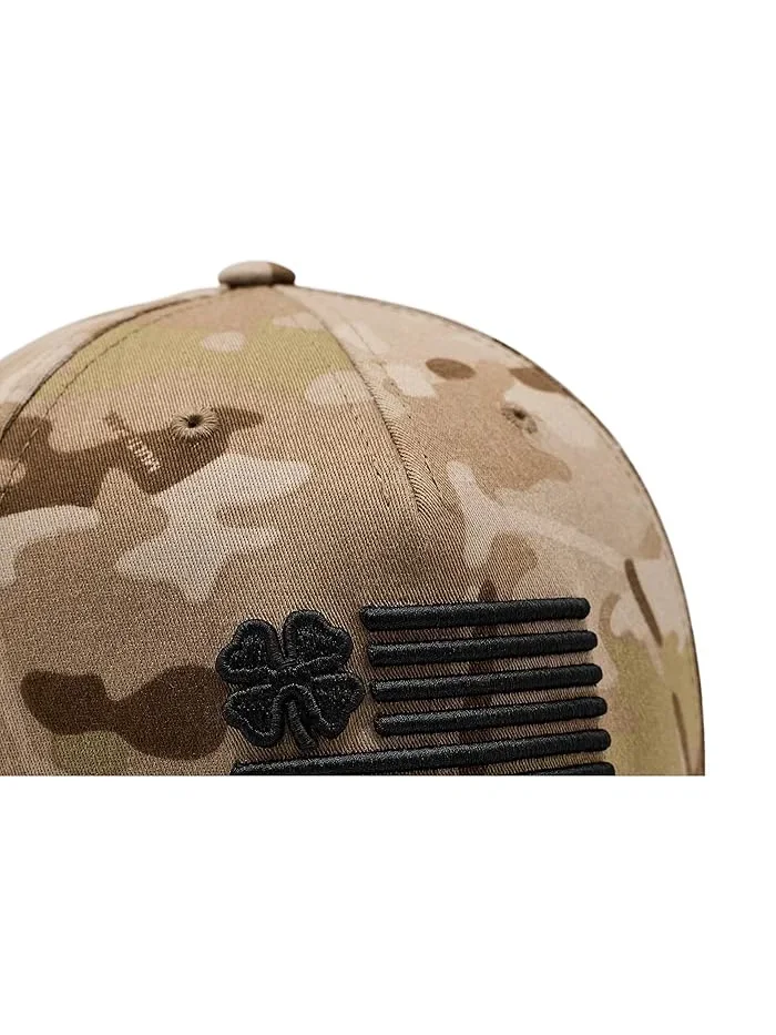 Кепка Snapback Black Clover Clover Nation 30 — изображение 3 из 3, бежевый/черный