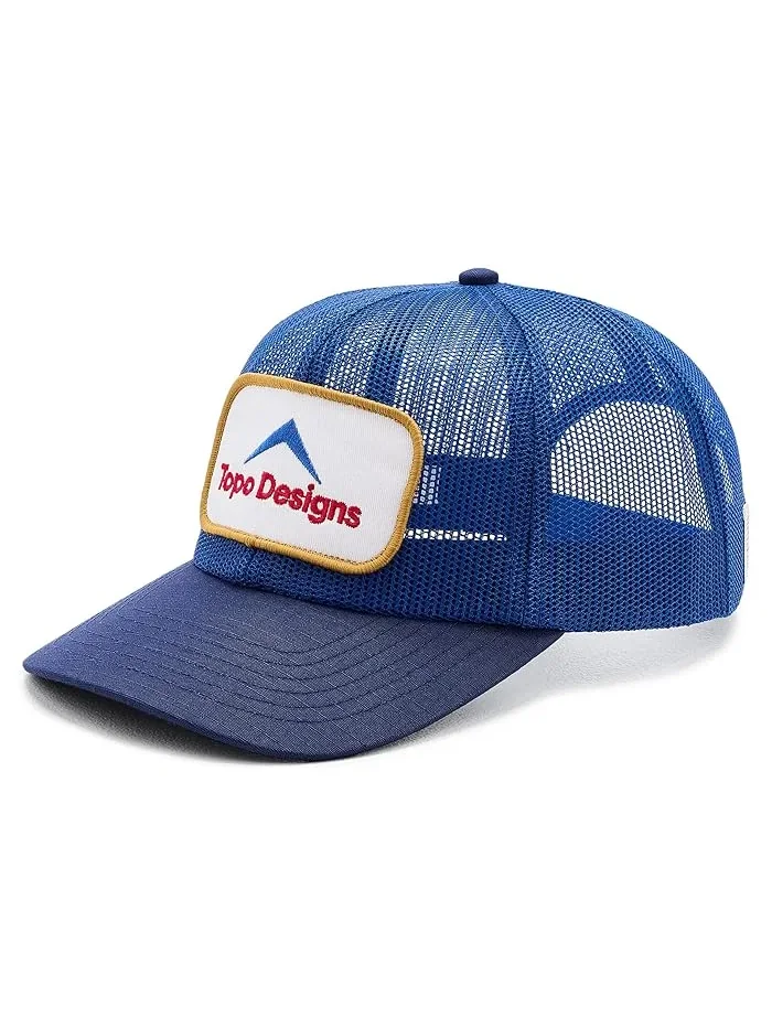 Кепка Patch Mesh Trucker Retro Icon Topo Designs — изображение 1 из 3, синий