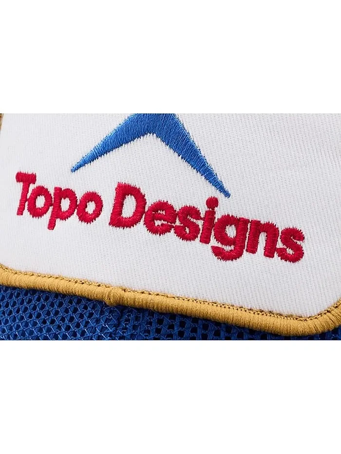 Кепка Patch Mesh Trucker Retro Icon Topo Designs — изображение 3 из 3, синий