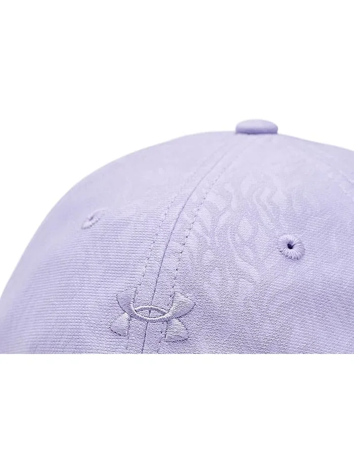 Кепка низкопрофильная Blitzing Low Adjustable Under Armour — изображение 3 из 3, фиолетовый/фиолетовый