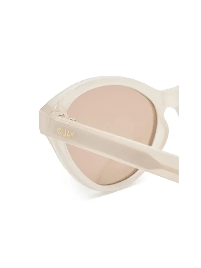 Очки солнцезащитные cat-eye Talk Nice QUAY AUSTRALIA — изображение 3 из 3, коричневый