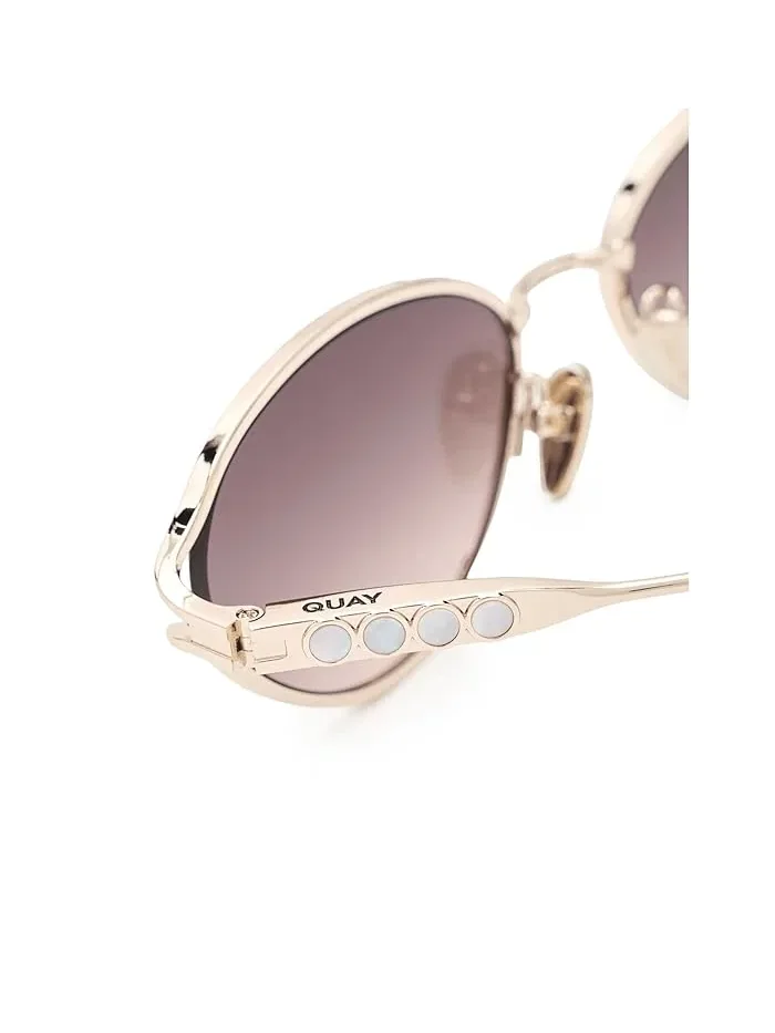 Солнцезащитные очки Formal Affair Adorned QUAY AUSTRALIA — изображение 3 из 3, золотистый/коричневый
