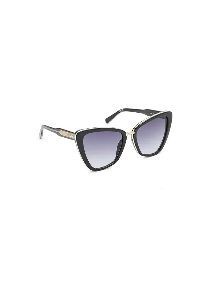Солнцезащитные очки oversized cat-eye All Talk QUAY AUSTRALIA — черный