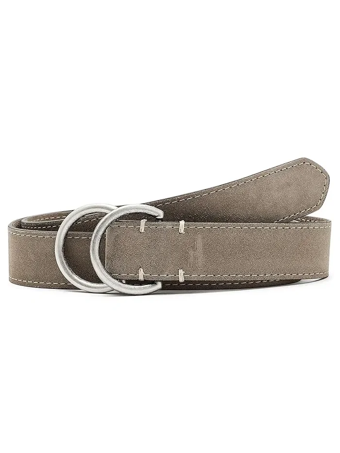 Ремень с двойным кольцом O Ring Suede johnnie-O — коричневый