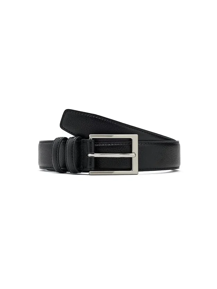 Ремень из текстурированной кожи Brooks Brothers — черный