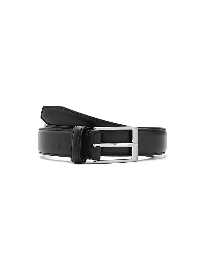 Ремень кожаный Dress Belt Johnston & Murphy Kids — черный