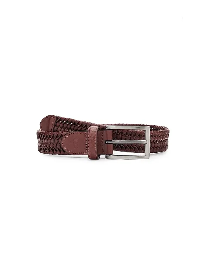 Ремень классический кожаный Dress Belt Johnston & Murphy Kids — черный