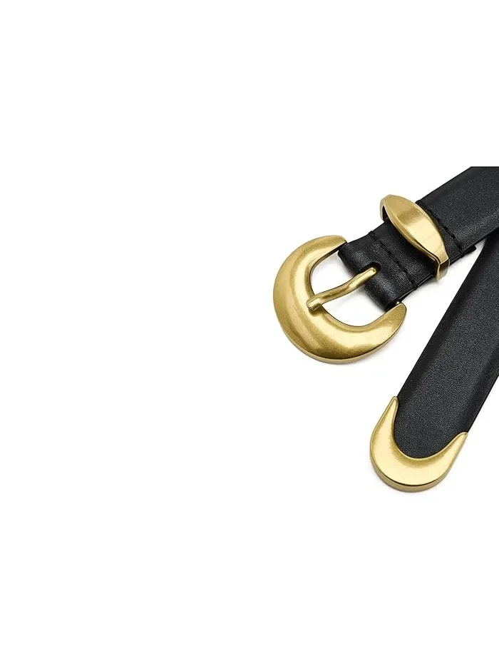 Ремень Wide Lucie Belt Madewell — изображение 3 из 3, черный