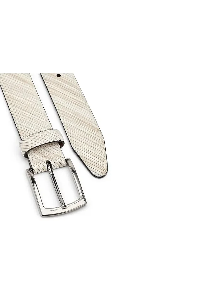 Ремень Diagonal Etched Belt Johnston & Murphy — изображение 3 из 3, кость
