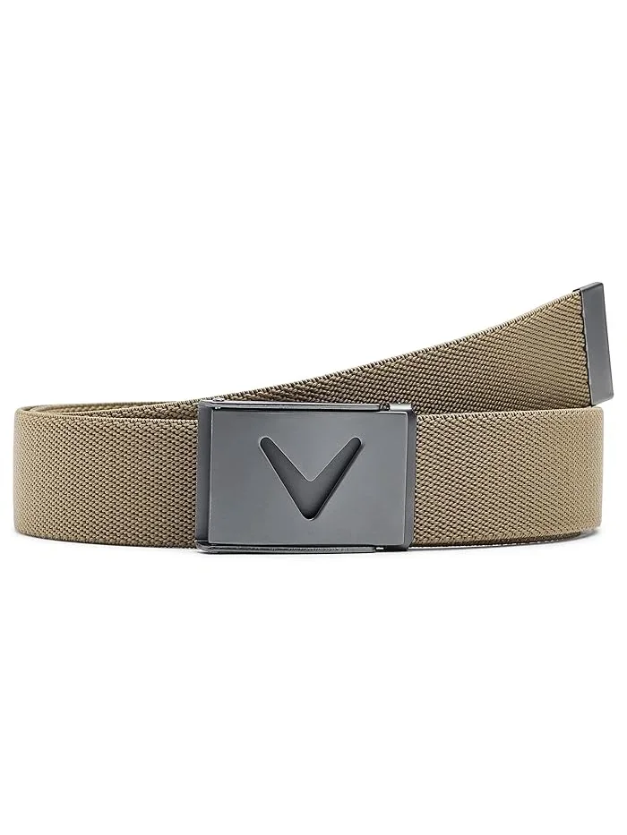 Ремень текстильный V-logo Web Belt Callaway — изображение 1 из 3, чиншилла