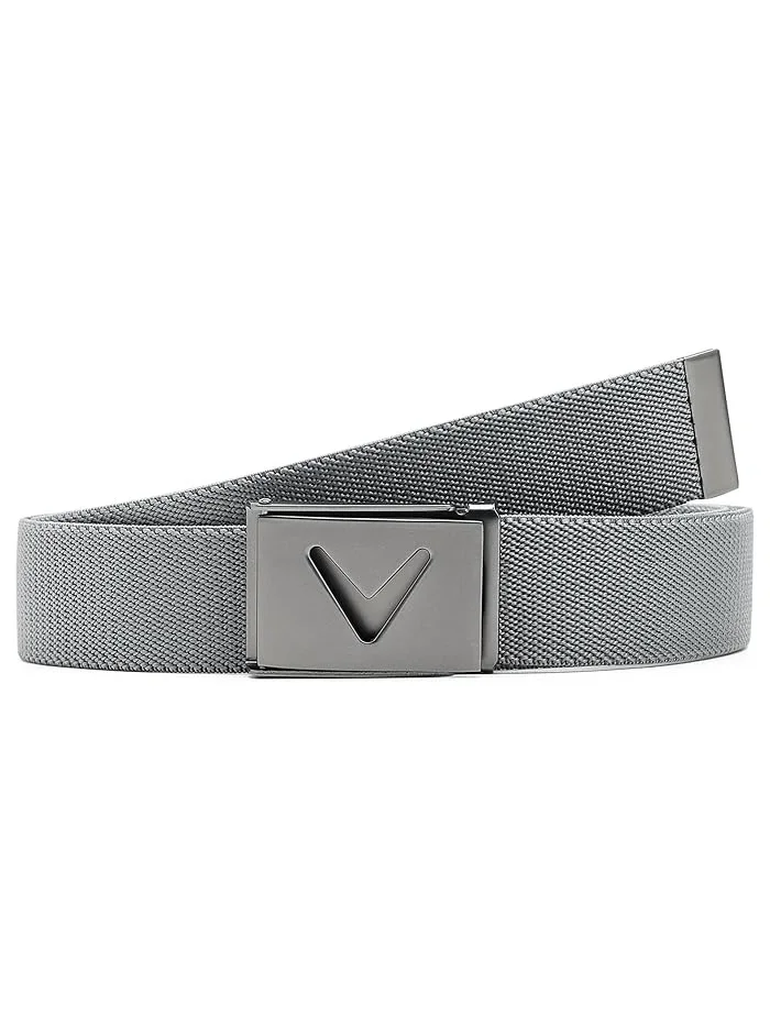 Ремень V-logo Web Belt Callaway — изображение 1 из 3, серый