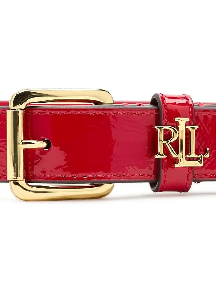 Ремень Logo Keeper 25 Lauren Ralph Lauren — изображение 3 из 3, красный