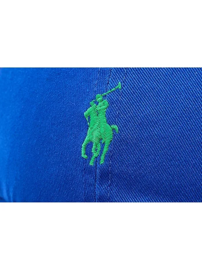 Кепка хлопковая The Iconic Cotton Chino Ball Cap Polo Ralph Lauren — изображение 3 из 3, синий