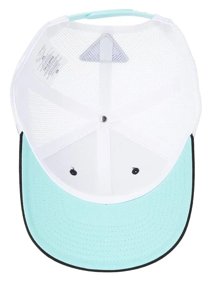 Бейсболка Columbia PFG Mesh Snapback Fish Flag Ball Cap — изображение 2 из 3, черный/белый