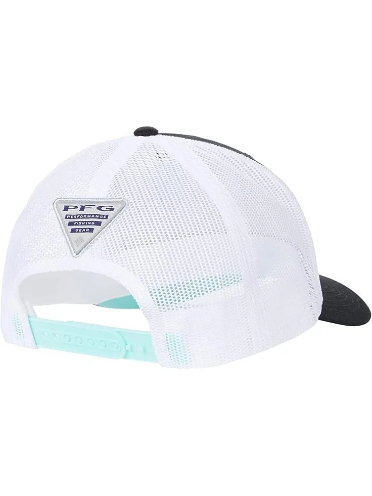 Бейсболка Columbia PFG Mesh Snapback Fish Flag Ball Cap — изображение 3 из 3, черный/белый