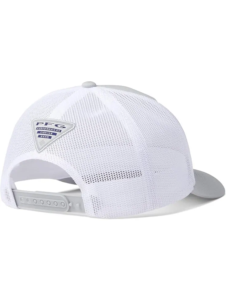Бейсболка Columbia PFG Mesh Snapback Fish Flag Ball Cap — изображение 2 из 2, серый/белый