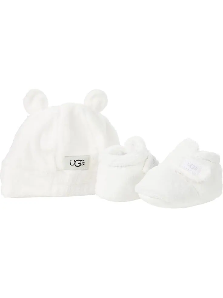 Шапка UGG Kids Bixbee and Beanie — изображение 1 из 7, белый