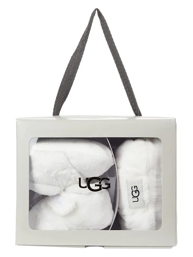 Шапка UGG Kids Bixbee and Beanie — изображение 6 из 7, белый