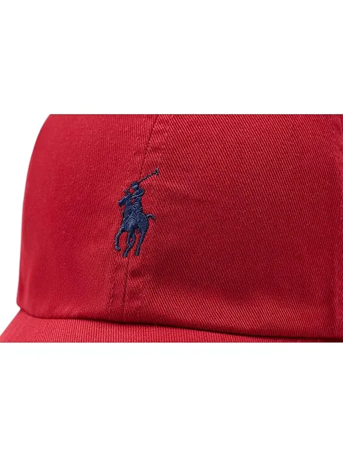 Кепка Cotton Chino Polo Ralph Lauren Kids — изображение 3 из 3, красный