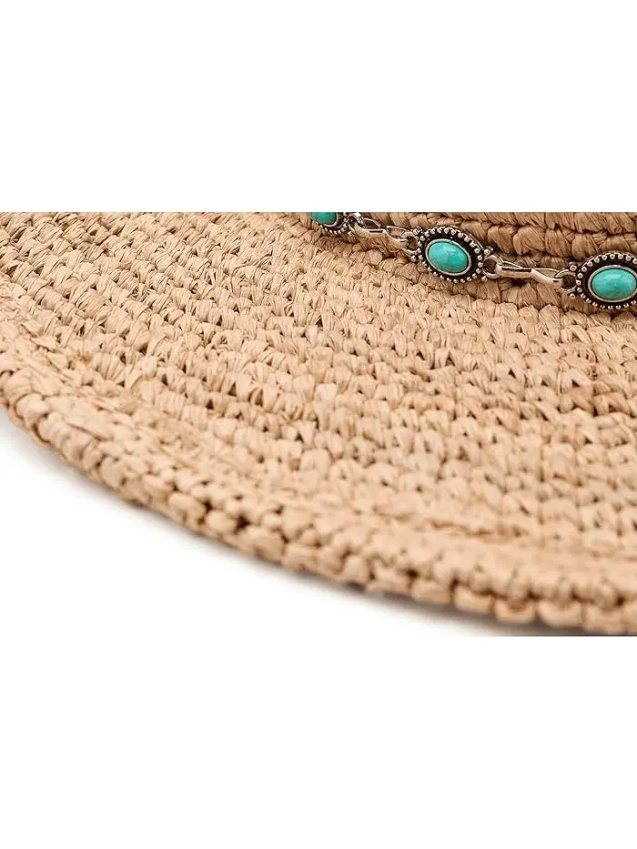 Шляпа ковбойская Raffia Cowboy Turuoise Lack of Color — изображение 3 из 3, прозрачный