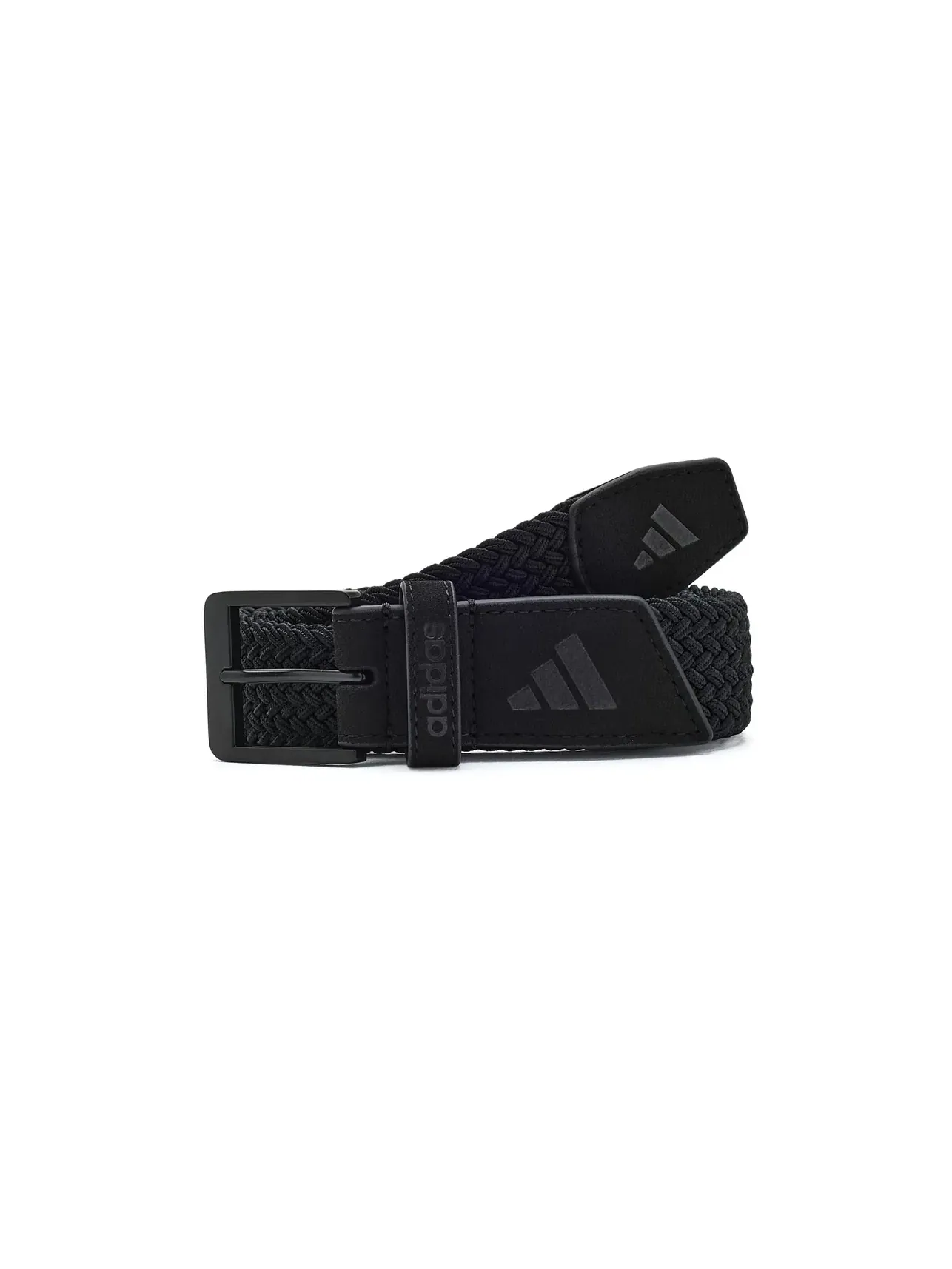 Плетеный эластичный ремень Braided Stretch Belt Adidas Golf — черный