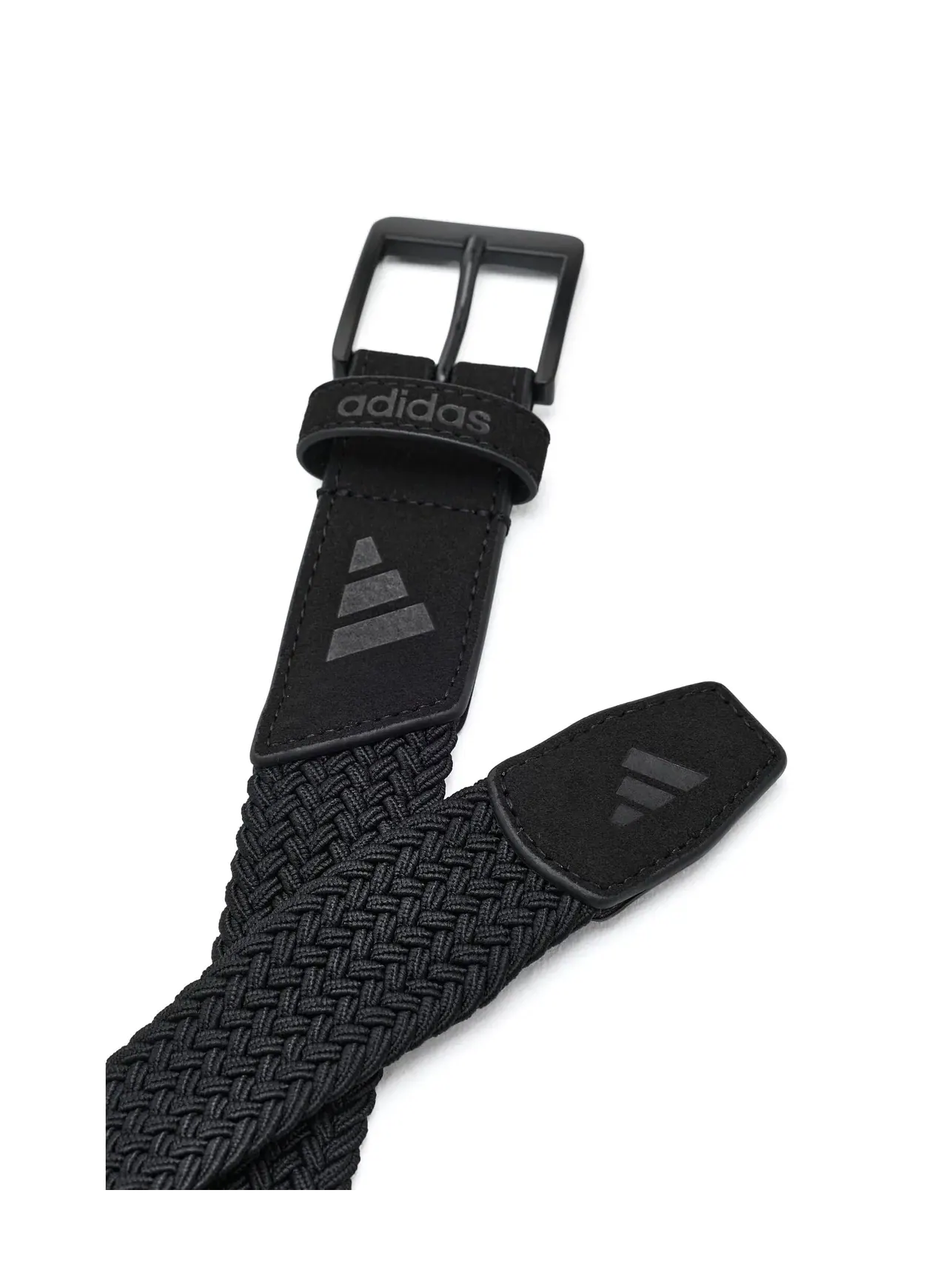 Плетеный эластичный ремень Braided Stretch Belt Adidas Golf — изображение 3 из 3, черный