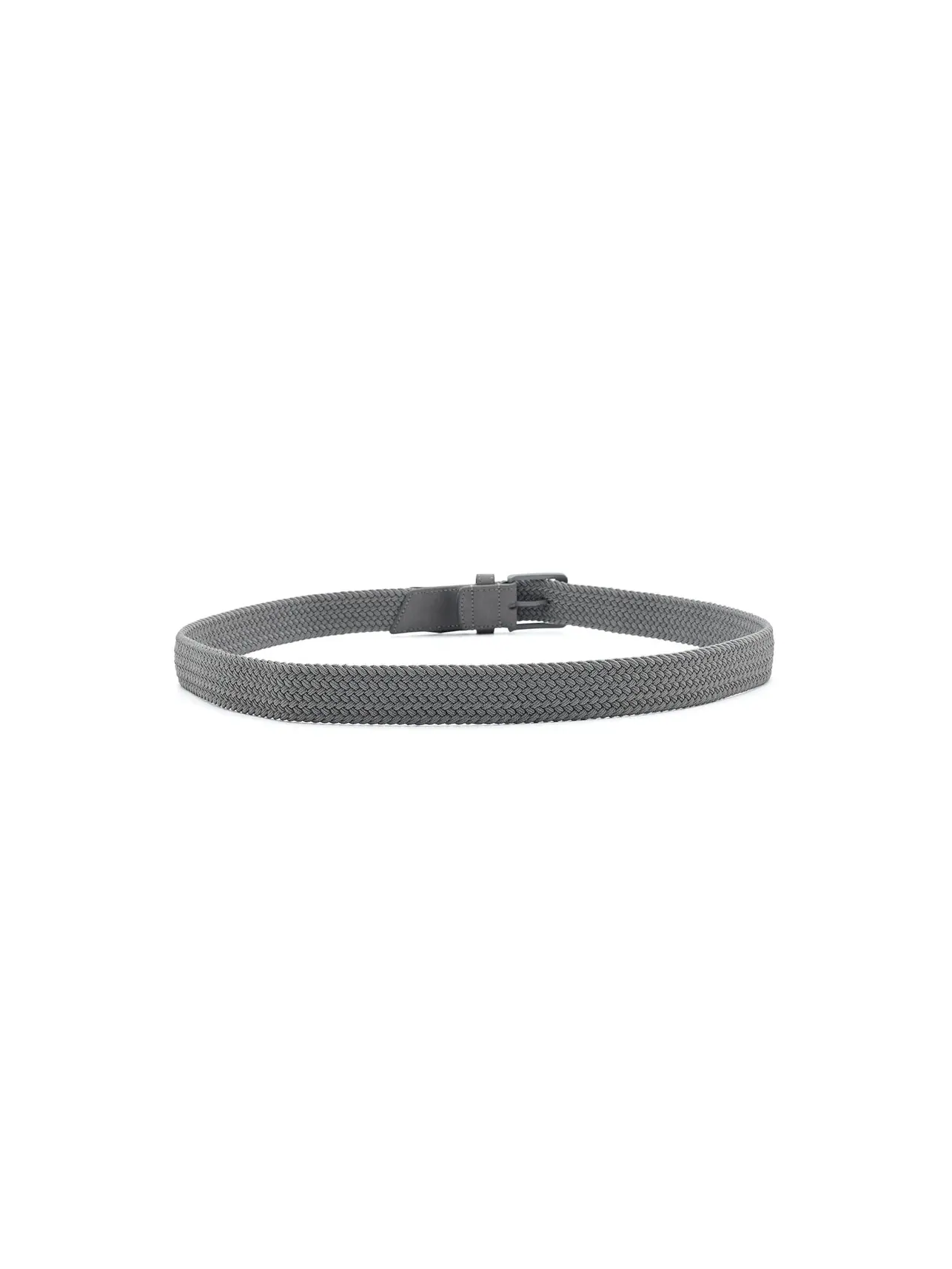 Плетеный эластичный ремень Braided Stretch Belt Adidas Golf — изображение 2 из 3, серый