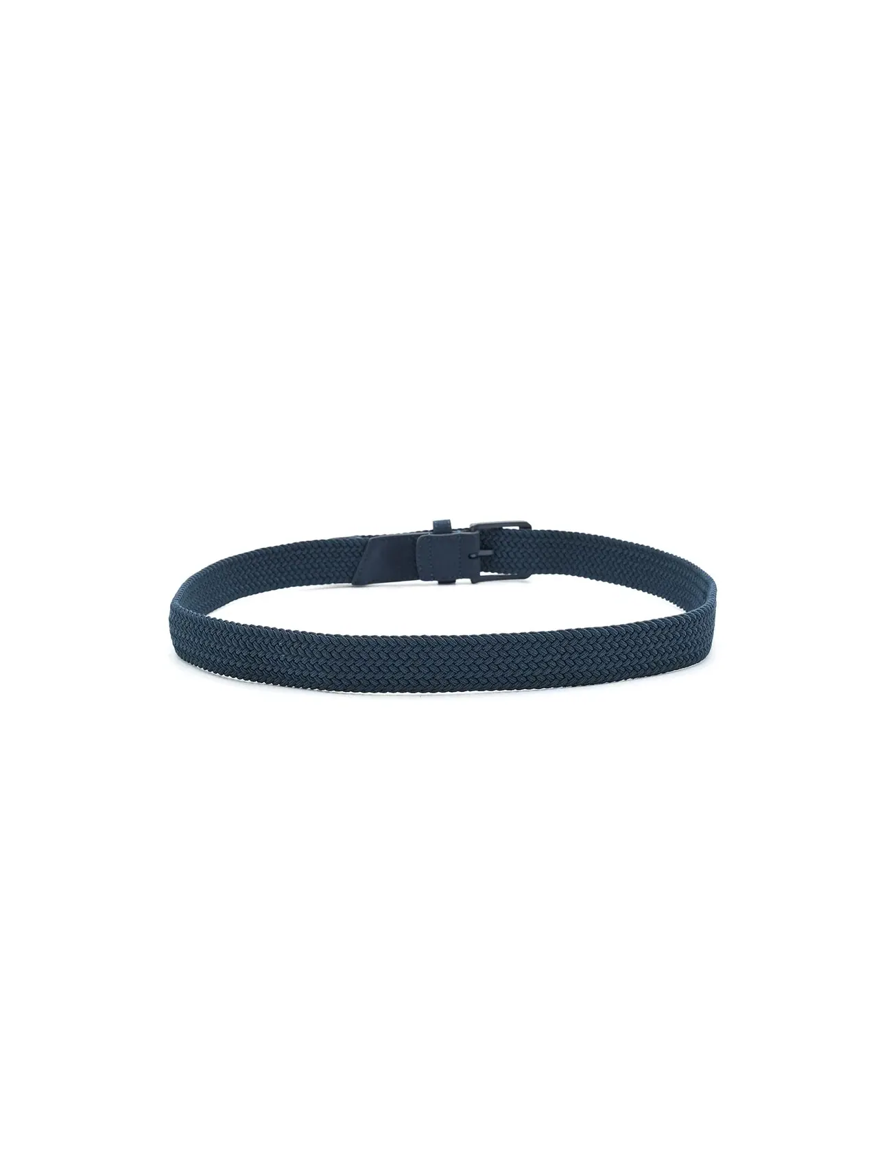 Плетеный эластичный ремень Braided Stretch Belt Adidas Golf — изображение 2 из 3, темно-синий