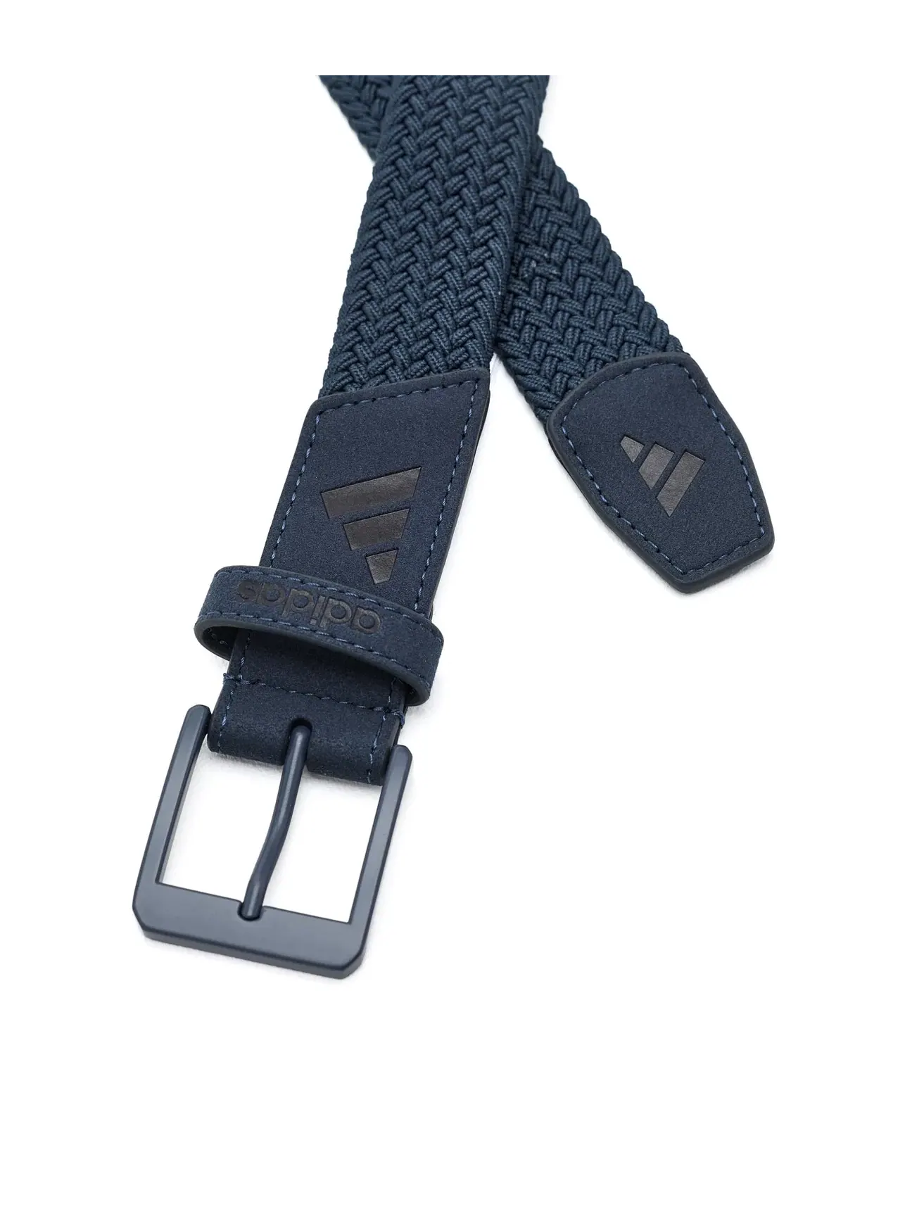 Плетеный эластичный ремень Braided Stretch Belt Adidas Golf — изображение 3 из 3, темно-синий