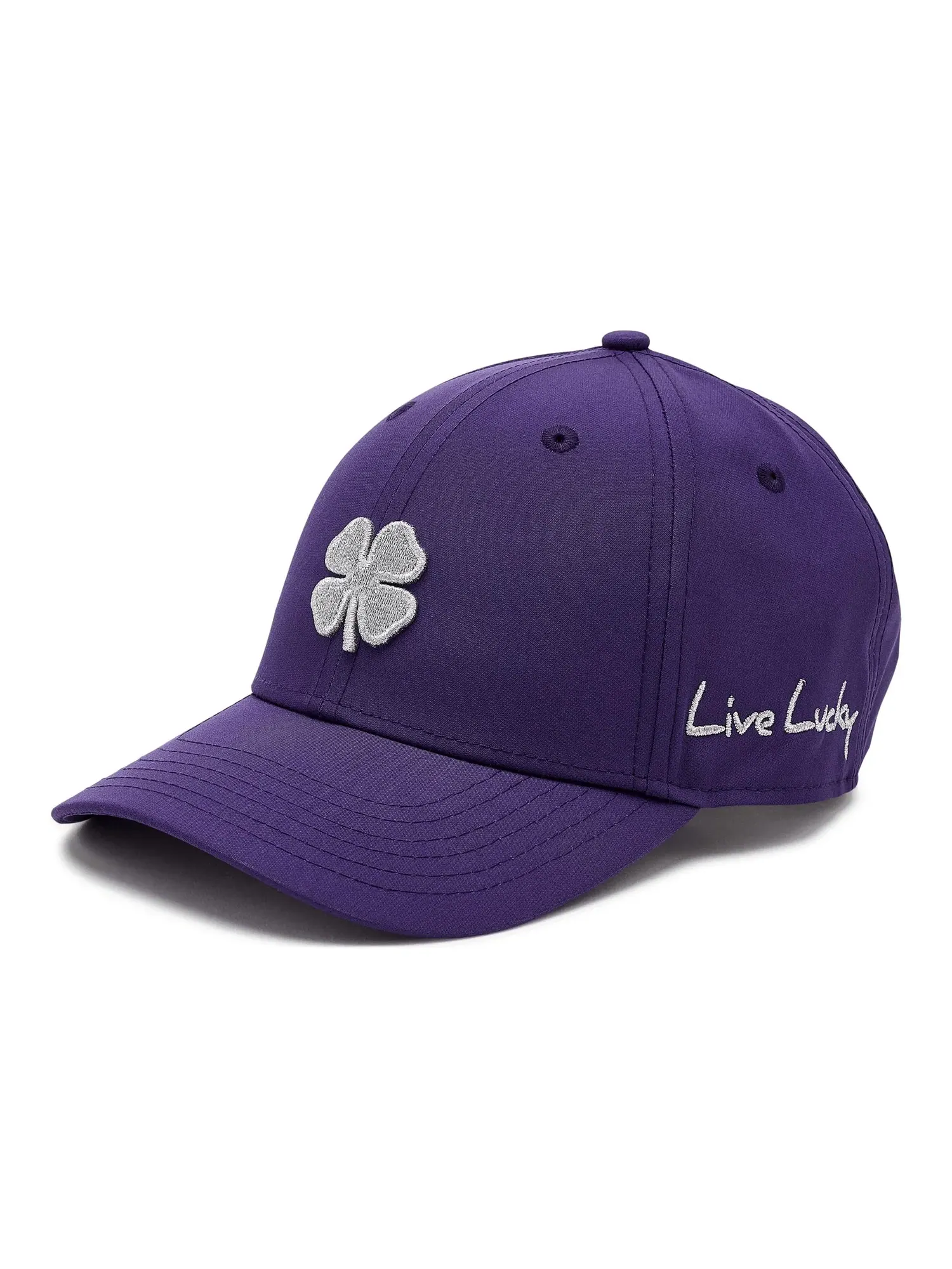 Кепка регулируемая Hollywood 34 Adjustable Hat Black Clover — изображение 1 из 3, фиолетовый/серебристый