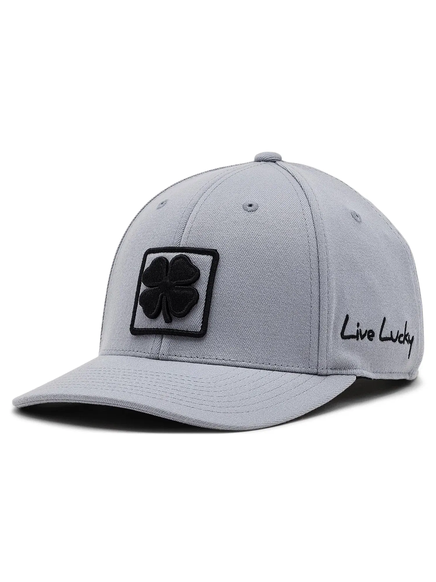 Кепка регулируемая Boxed In Luck 7 Adjustable Hat Black Clover — изображение 1 из 3, серебристый/черный