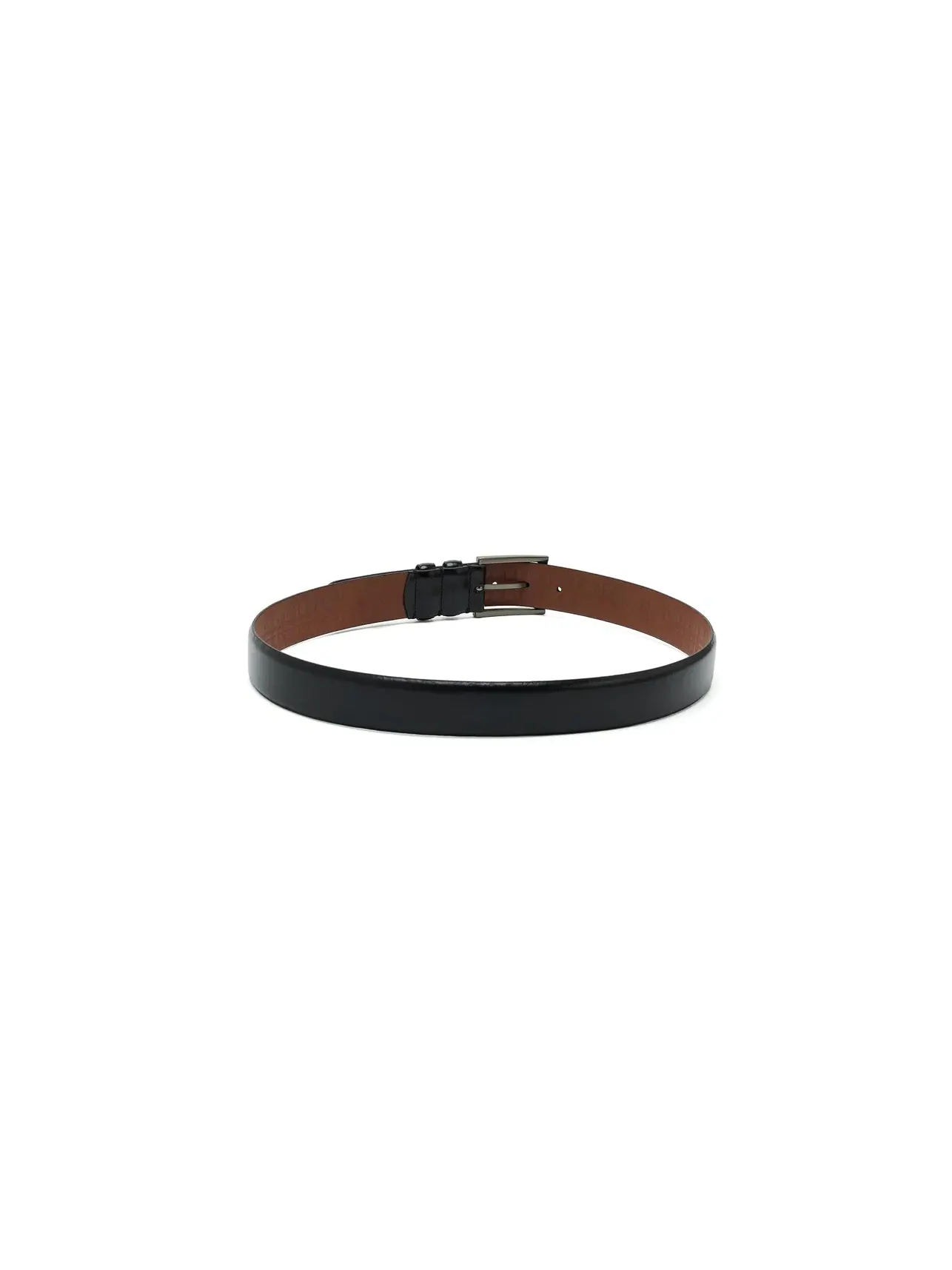 Кожаный классический ремень Douglas Italian Leather Dress Belt Boconi Bags And Leather — изображение 2 из 3, черный