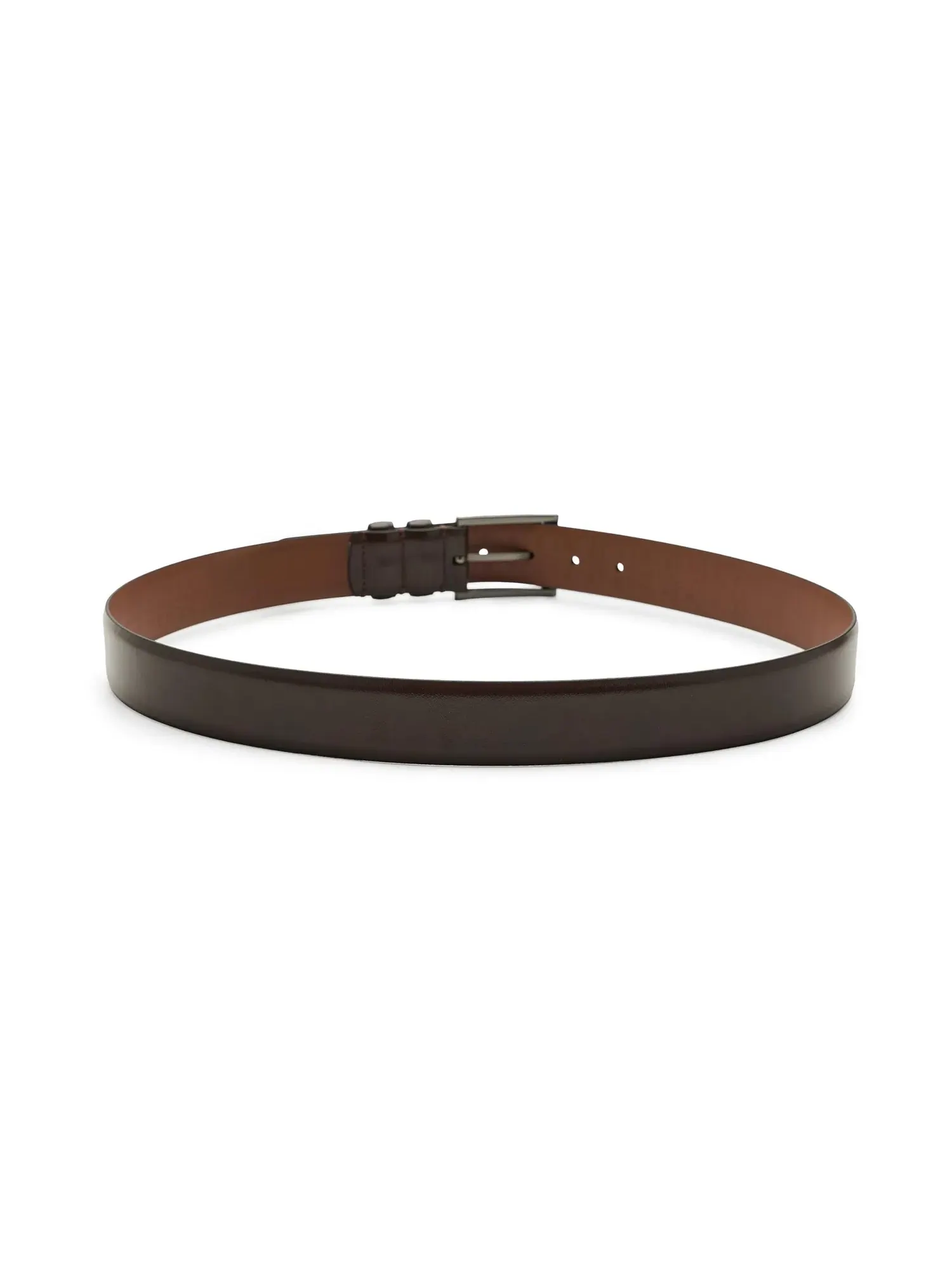 Кожаный классический ремень Douglas Italian Leather Dress Belt Boconi Bags And Leather — изображение 2 из 3, коричневый