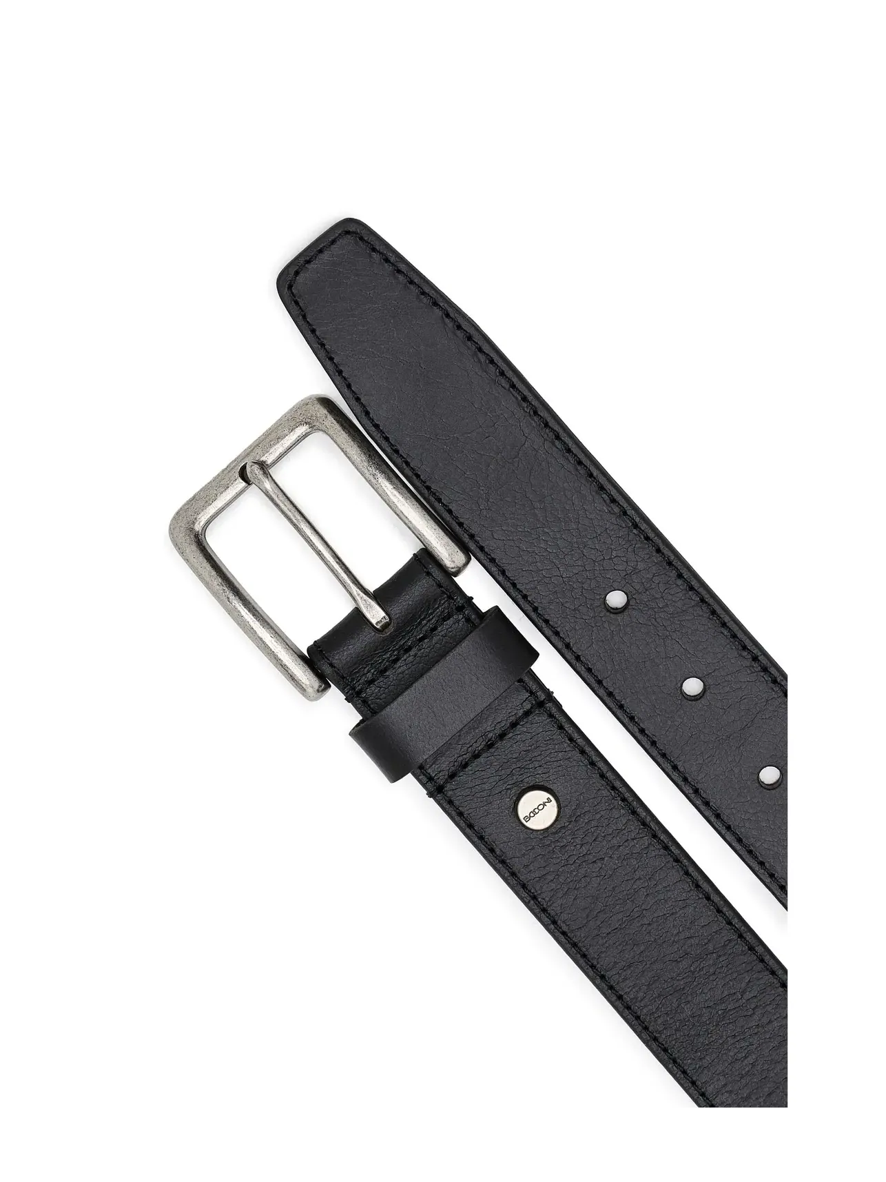 Кожаный ремень Jean Leather Belt Boconi Bags And Leather — изображение 3 из 3, черный
