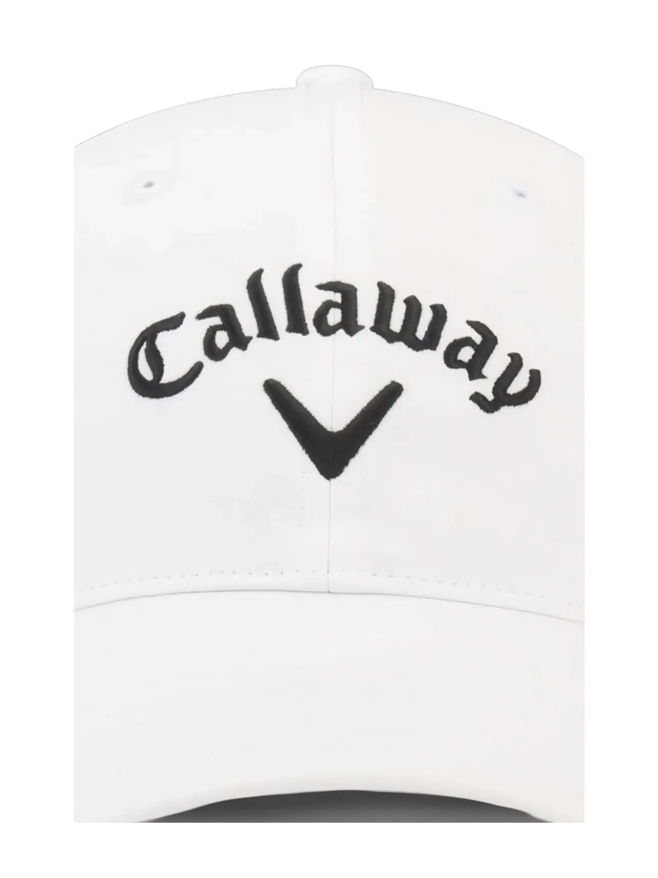 Бейсболка с боковым декоративным логотипом Performance Structured Logo Hat Callaway — изображение 4 из 4, белый