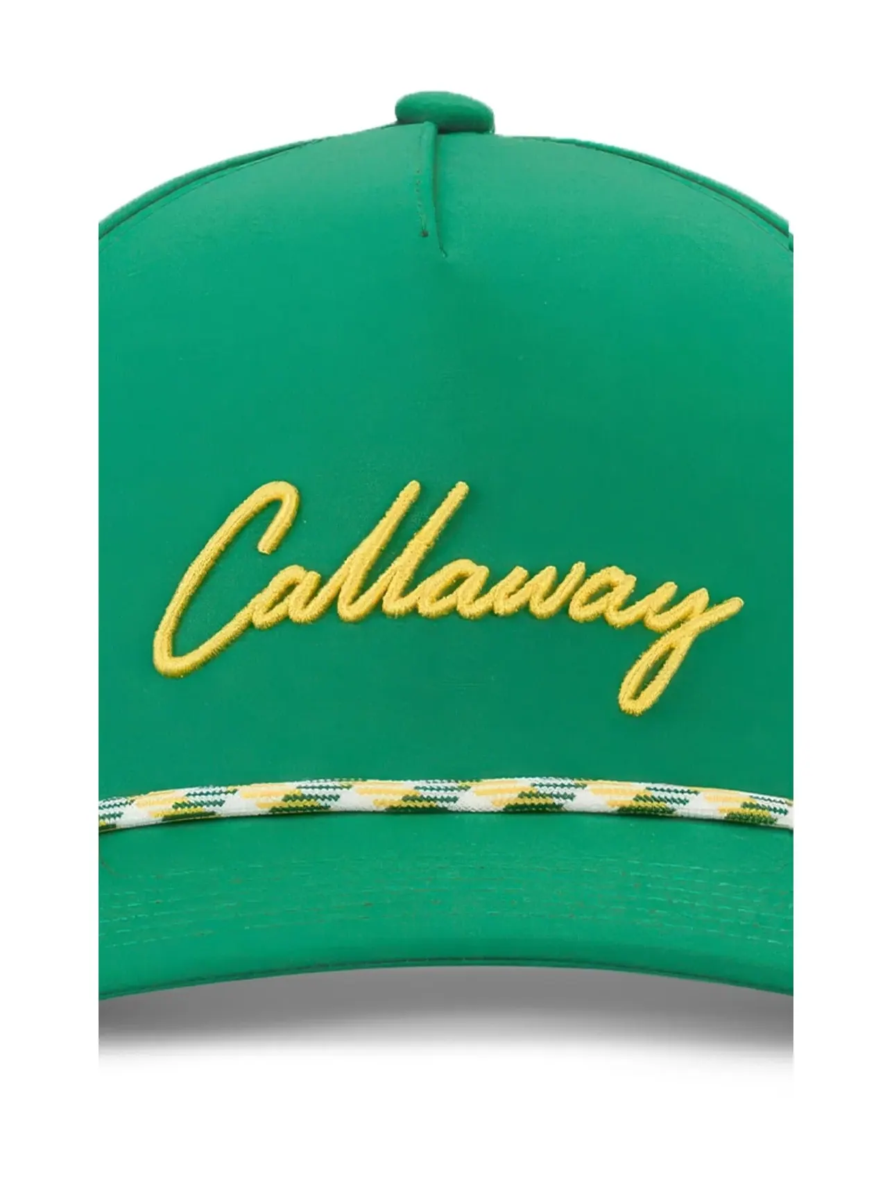 Кепка с веревочной отделкой Birdie Putt Rope Hat Callaway — изображение 4 из 4, зеленый/желтый