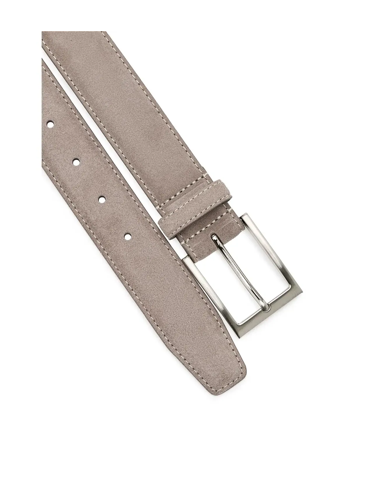 Ремень из замши Suede Leather Belt Brooks Brothers — изображение 3 из 3, тауп