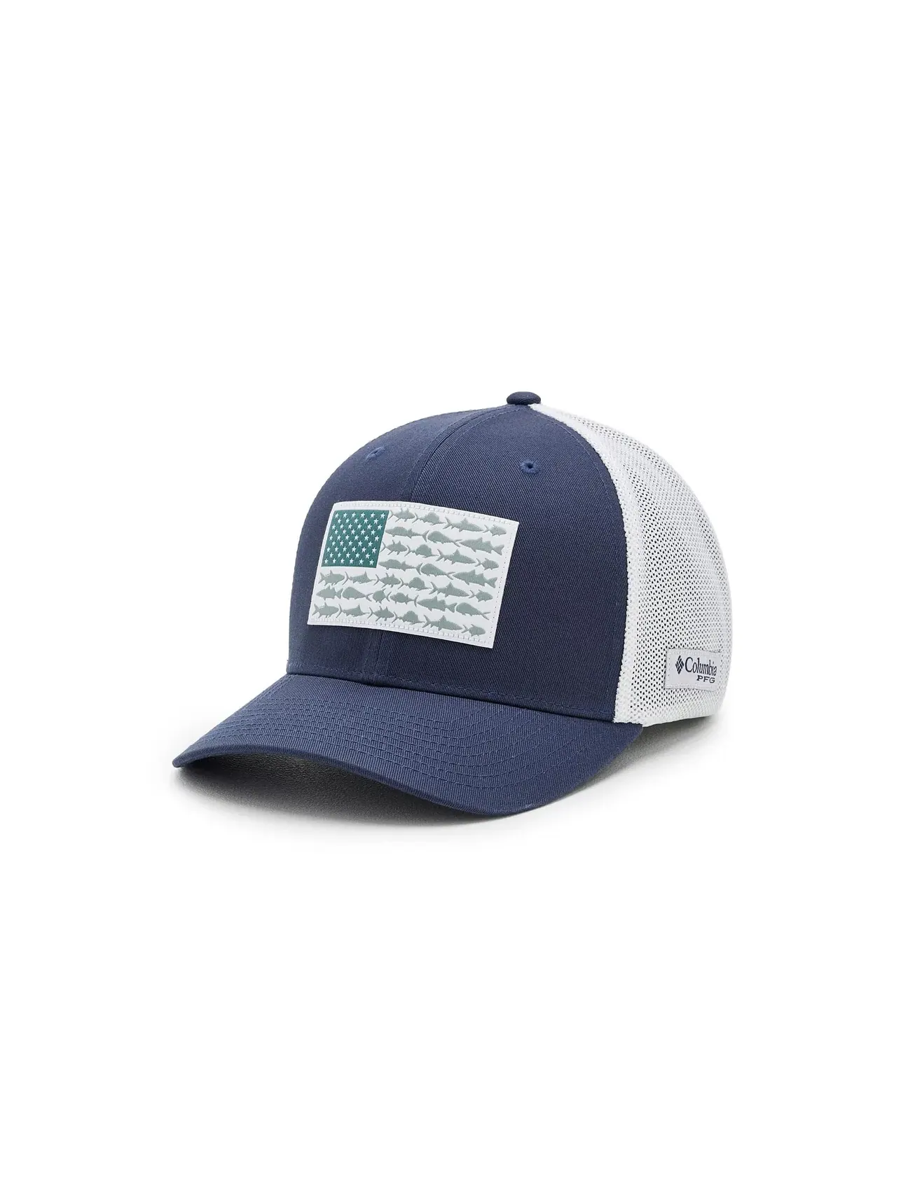 Бейсболка PFG Fish Flag Mesh Columbia — изображение 1 из 3, белый