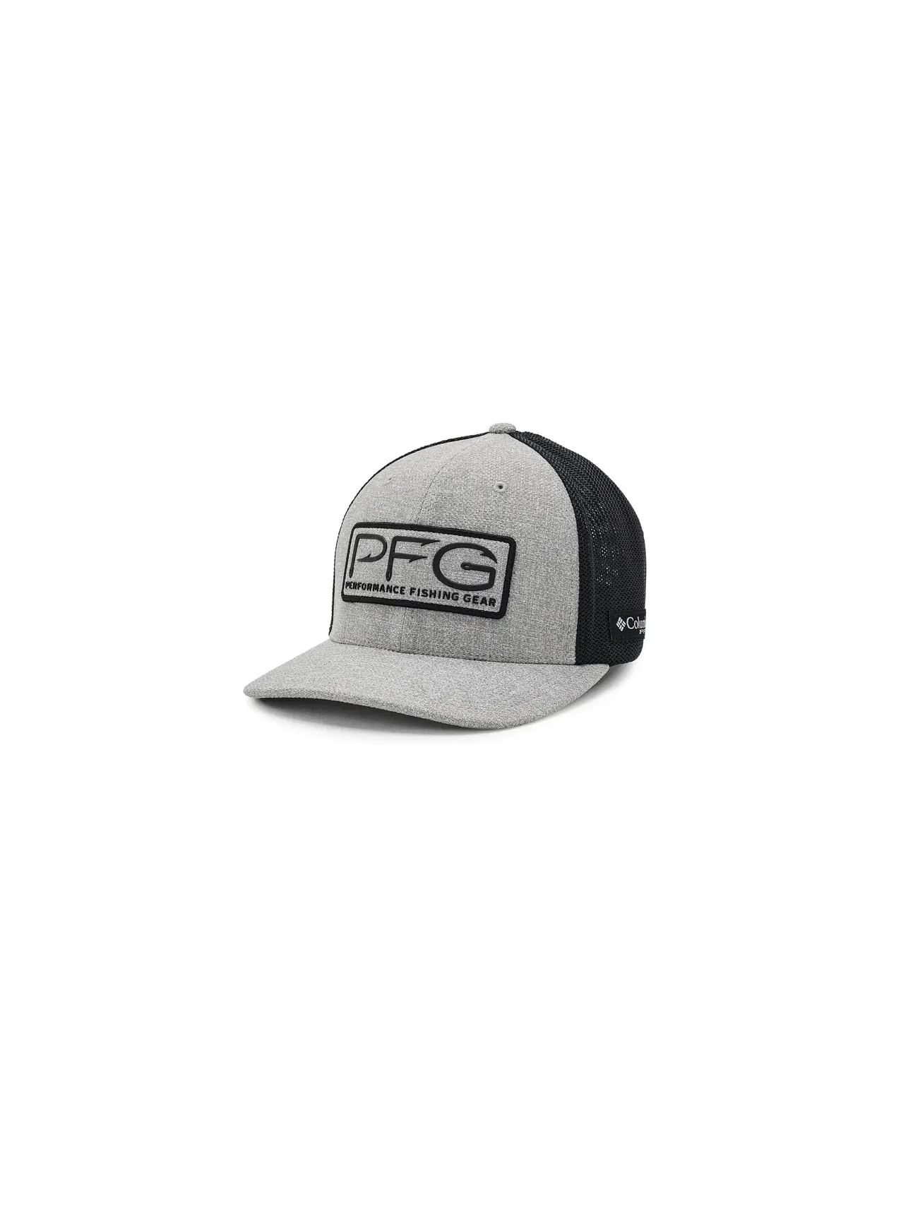 Кепка-бейсболка сетчатая PFG Hooks Mesh Ball Cap Columbia — изображение 1 из 3, серый/черный