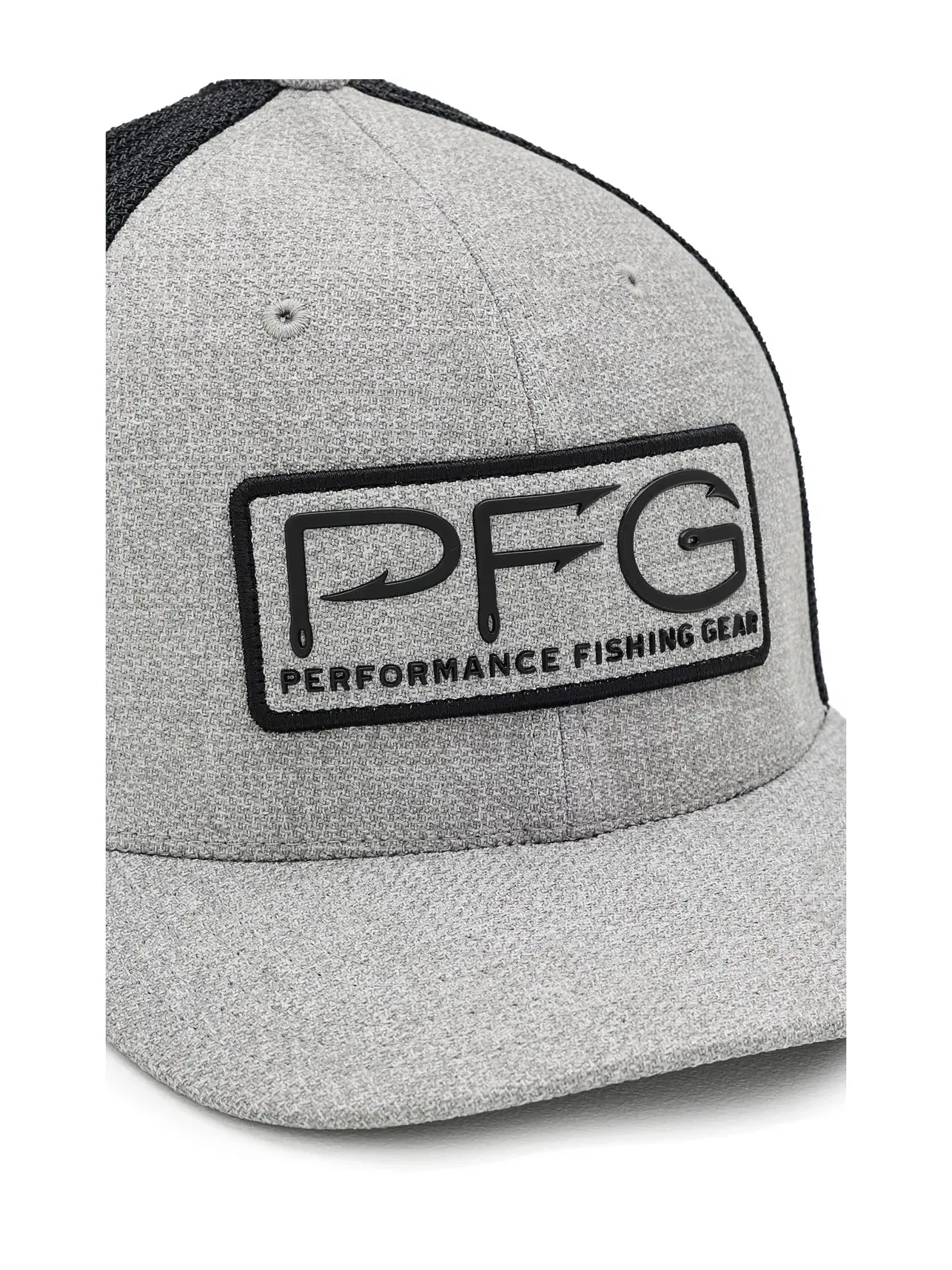 Кепка-бейсболка сетчатая PFG Hooks Mesh Ball Cap Columbia — изображение 3 из 3, серый/черный