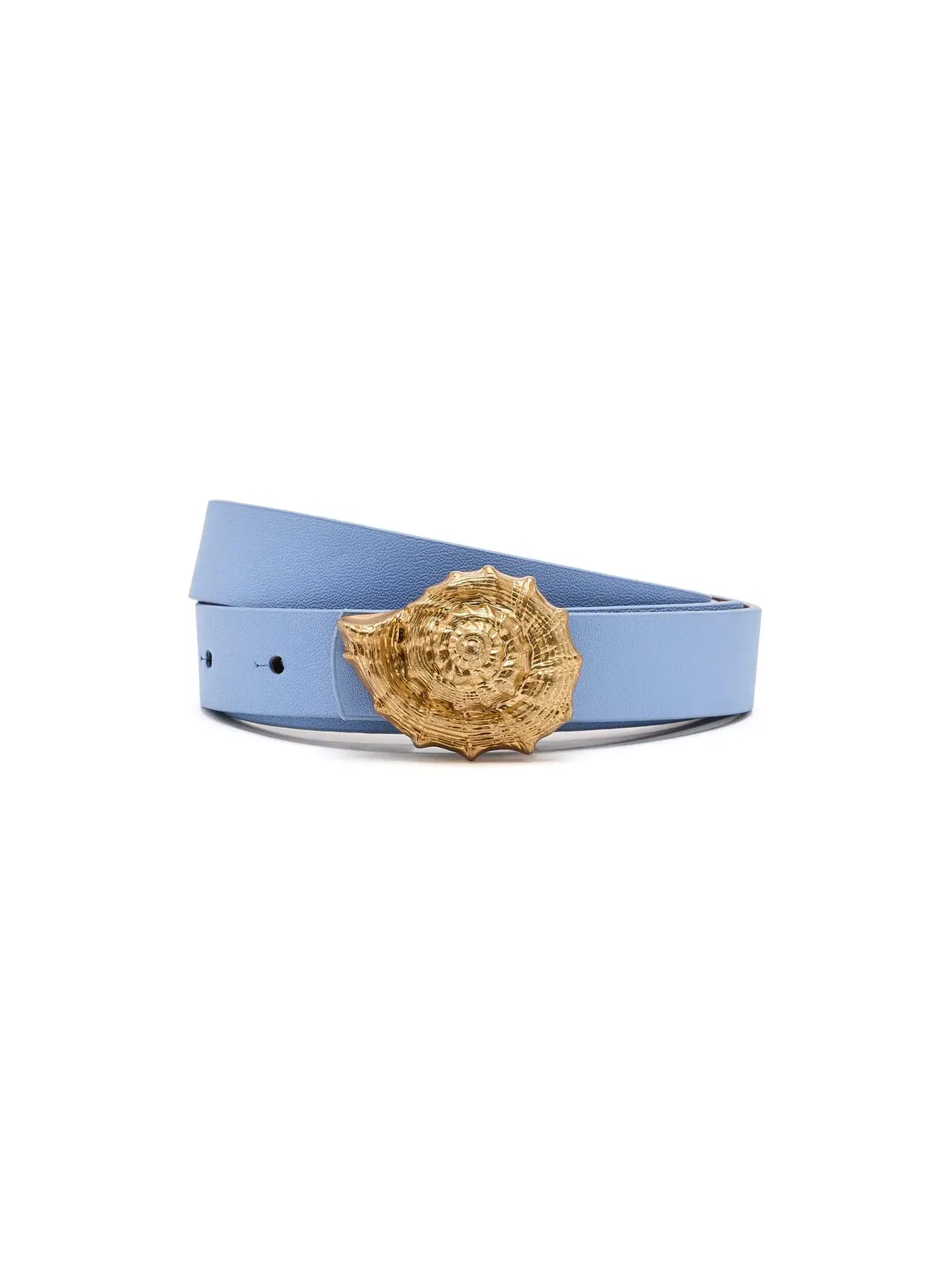 Классический кожаный ремень Classic Leather Belt Farm Rio — изображение 1 из 3, светлый синий