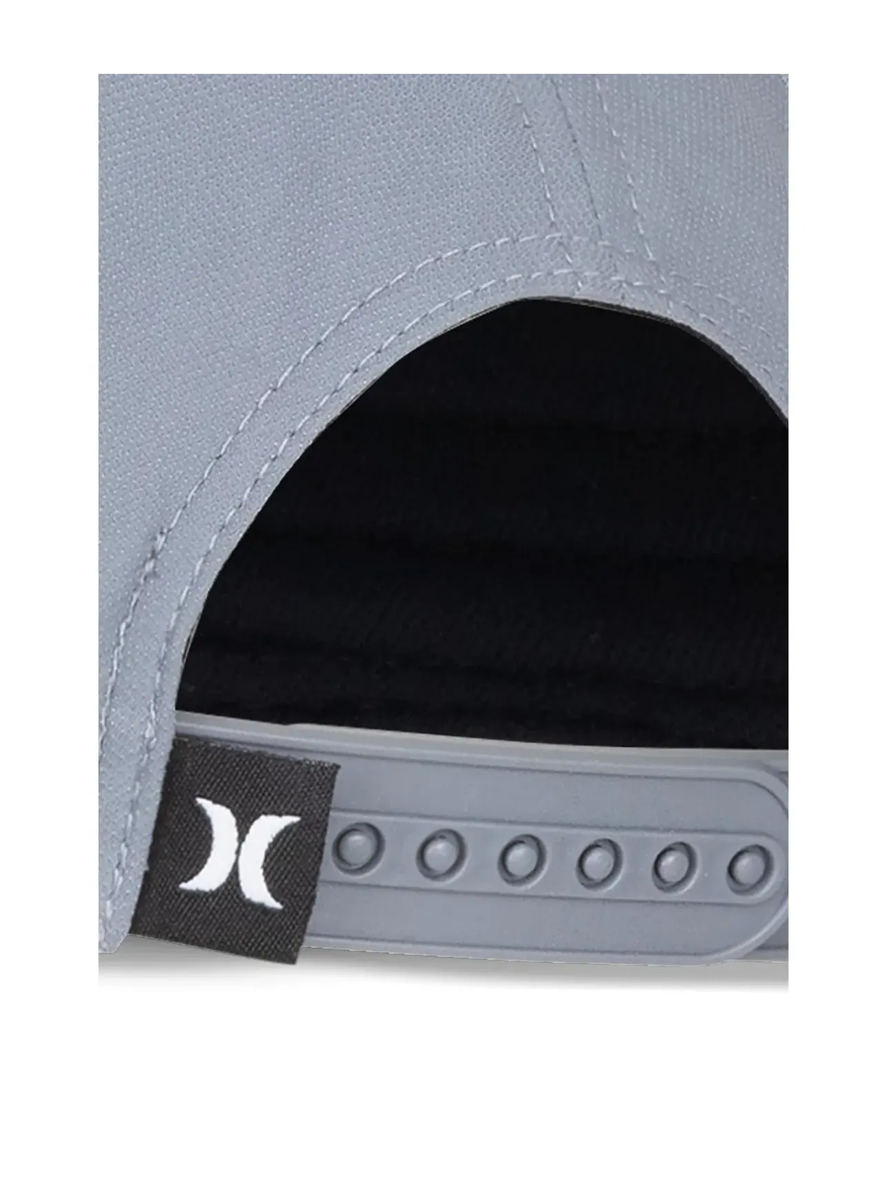 Бейсболка детская H20 Dri Kids Baseball Cap Hurley — изображение 3 из 3, серый/черный