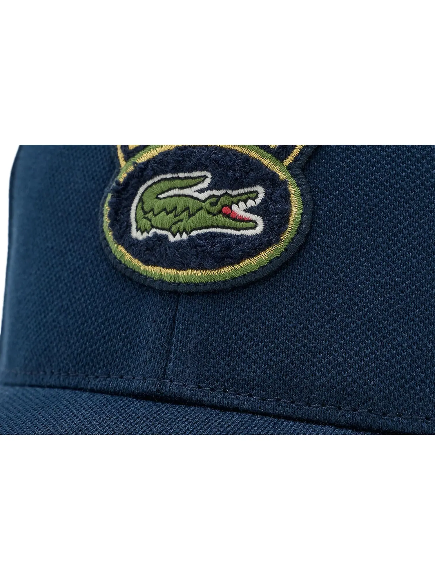 Кепка с патчем Emblem Patch Cap (для больших детей) Lacoste Kids — изображение 3 из 3, морской