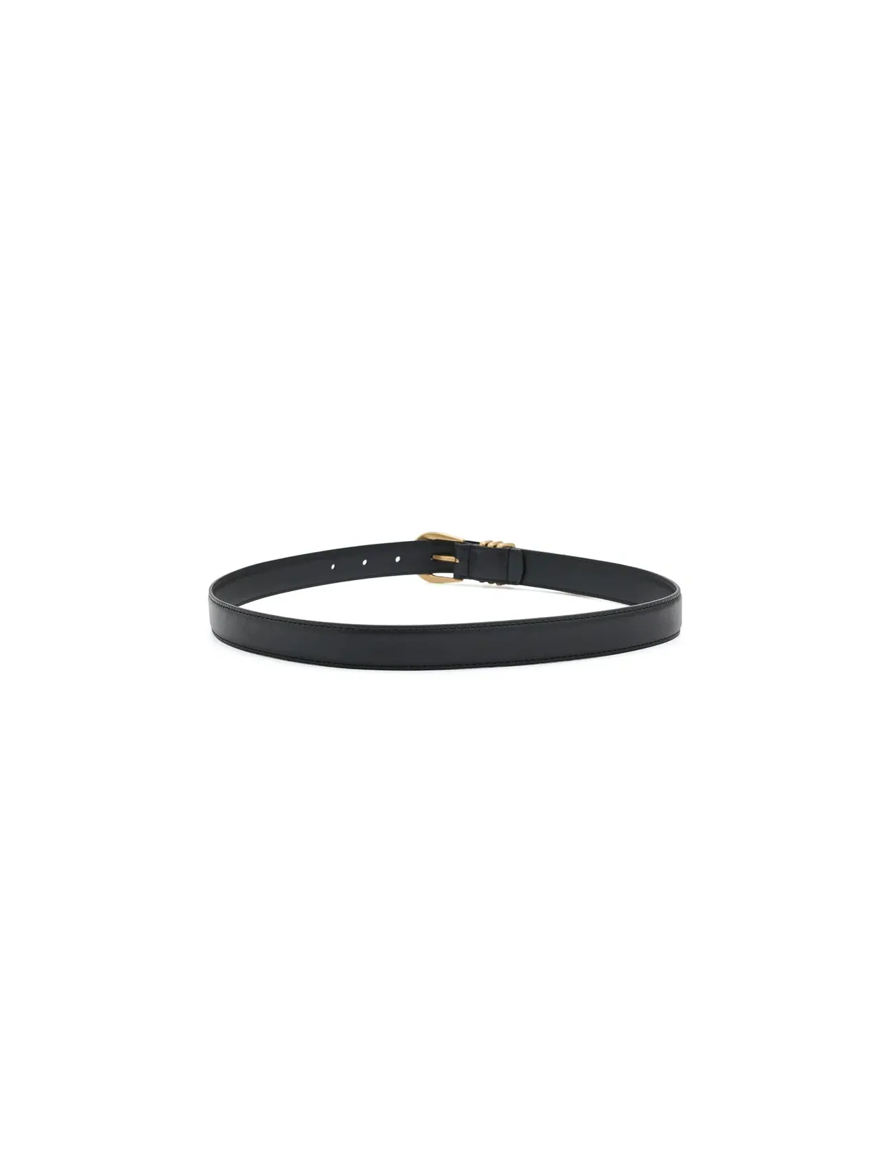 Узкий кожаный ремень с металлической шлевкой Metal-Keeper Leather Skinny Belt Lauren Ralph Lauren — изображение 2 из 3