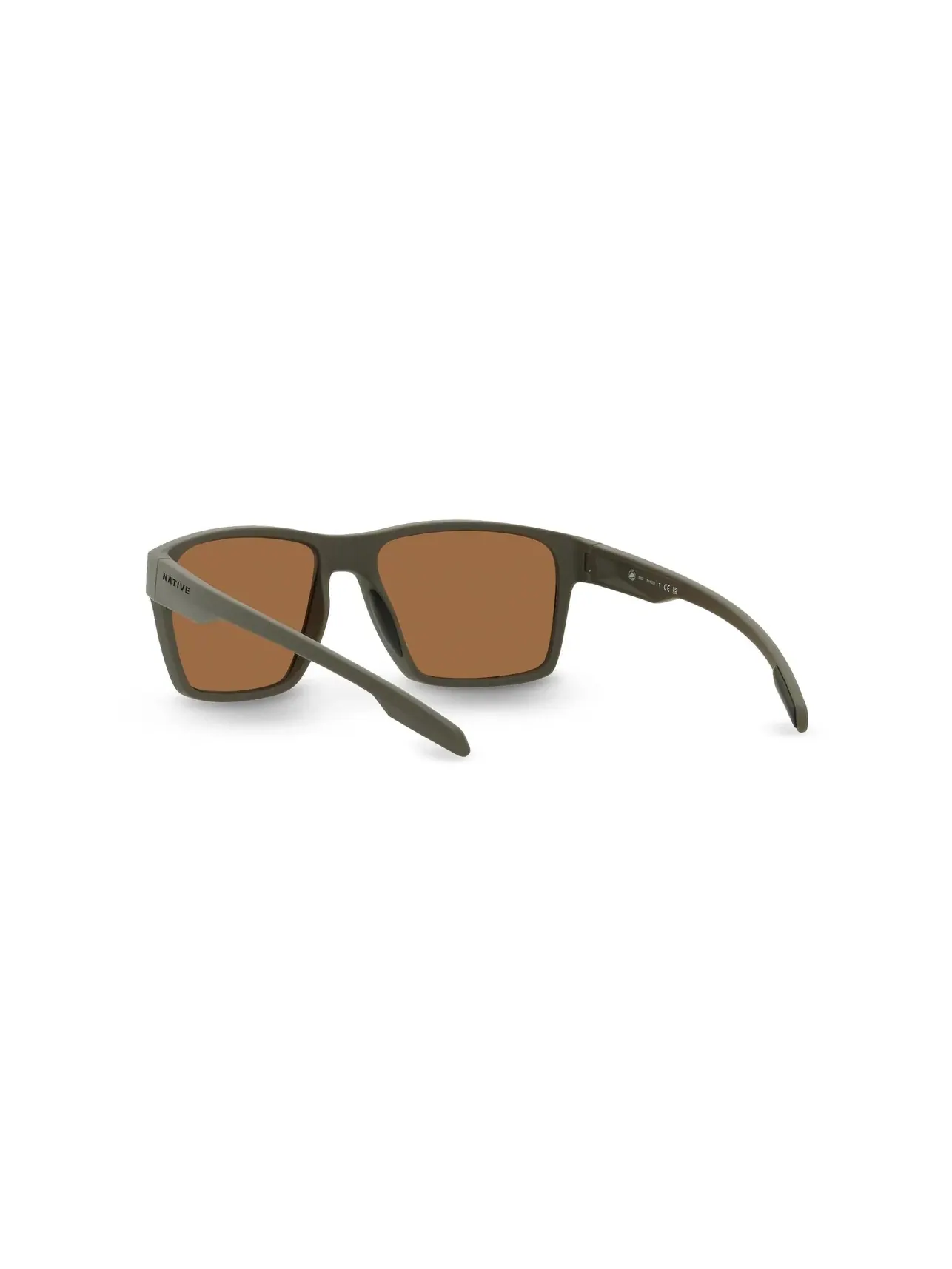 Солнцезащитные очки Breck Native Eyewear — изображение 4 из 4, оливковый/коричневый