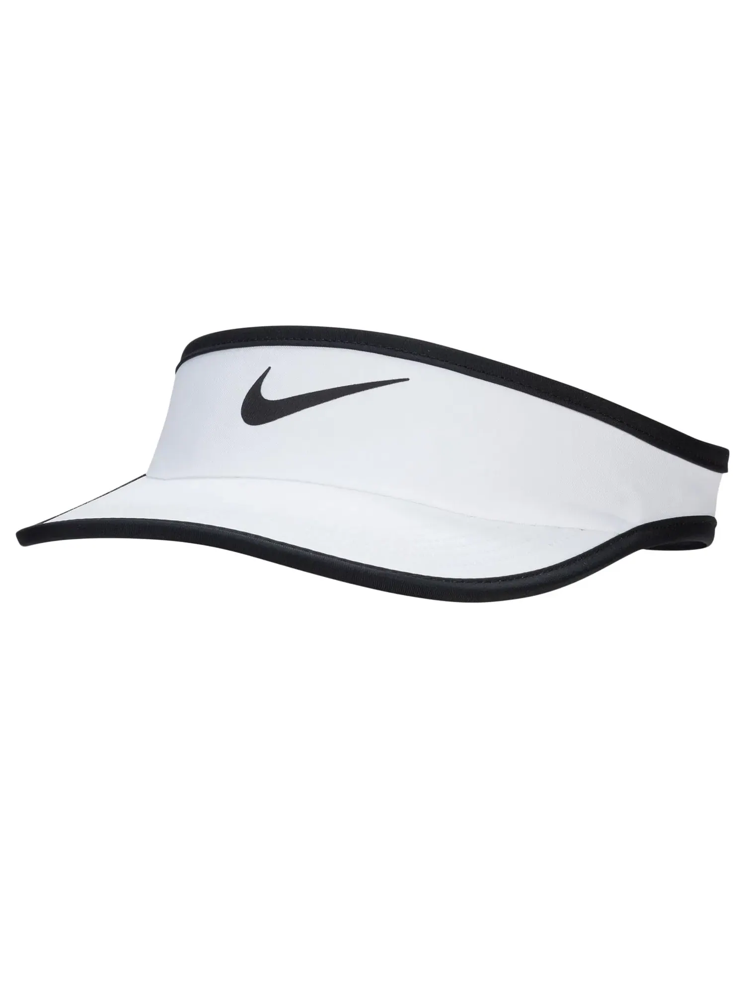 Детский козырек Dri-FIT Ace с логотипом Swoosh Nike — изображение 1 из 2, белый/черный