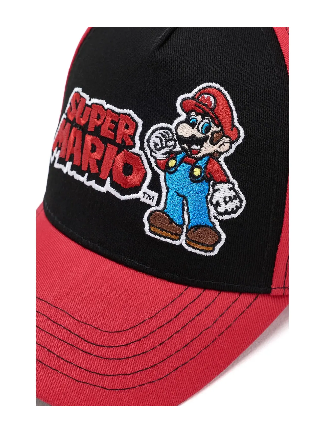 Кепка регулируемая Super Mario Adjustable Hat (для маленьких детей) Nintendo — изображение 3 из 3, красный/черный