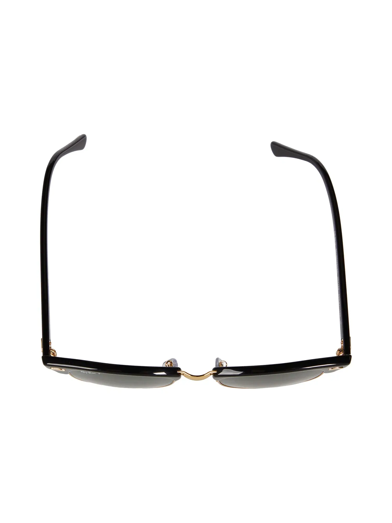Поляризованные солнцезащитные очки RB3016 Clubmaster Ray-Ban — изображение 4 из 4, черный/-зеленый