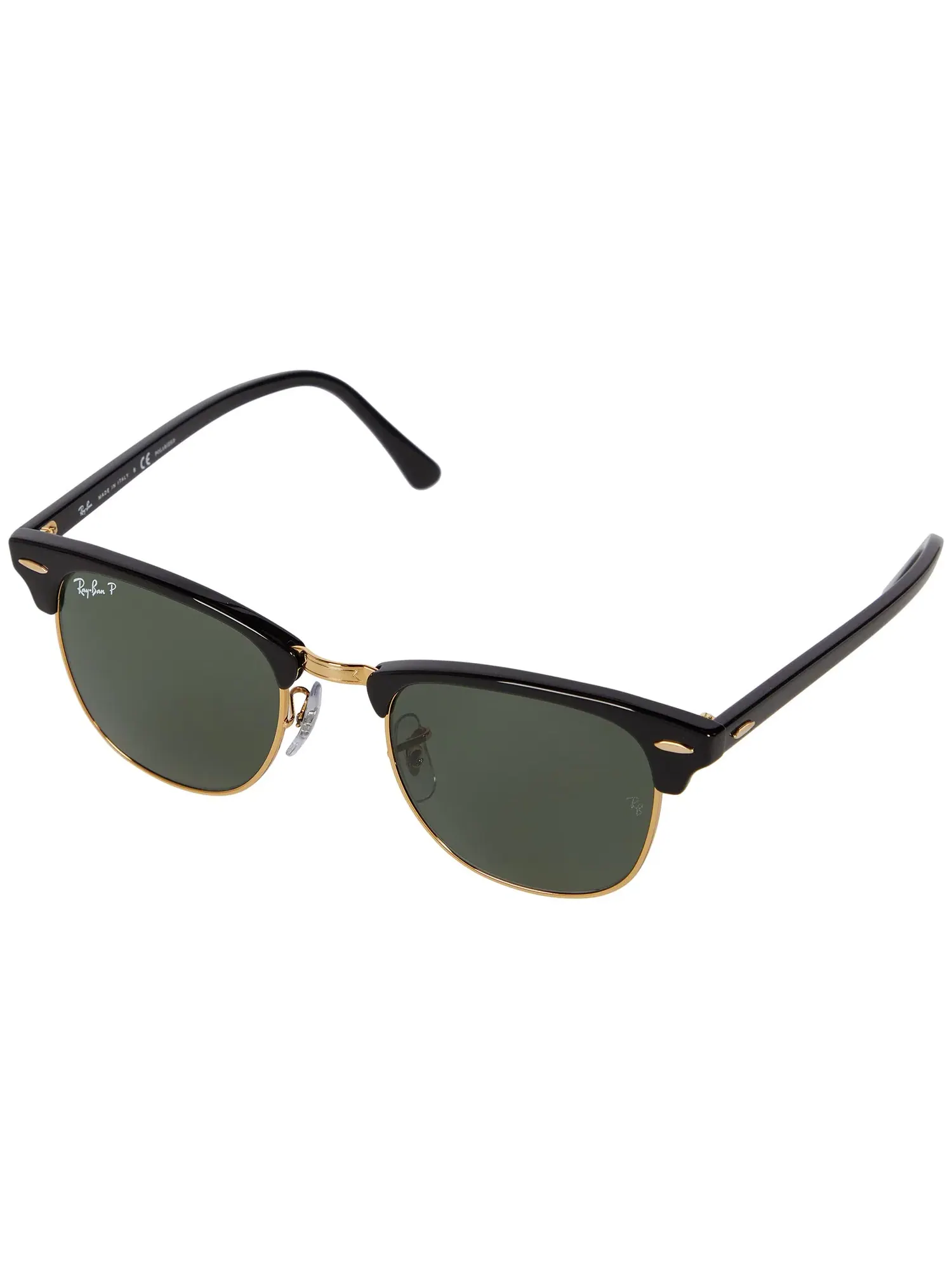 Поляризованные солнцезащитные очки RB3016 Clubmaster Ray-Ban — изображение 1 из 4, черный/-зеленый
